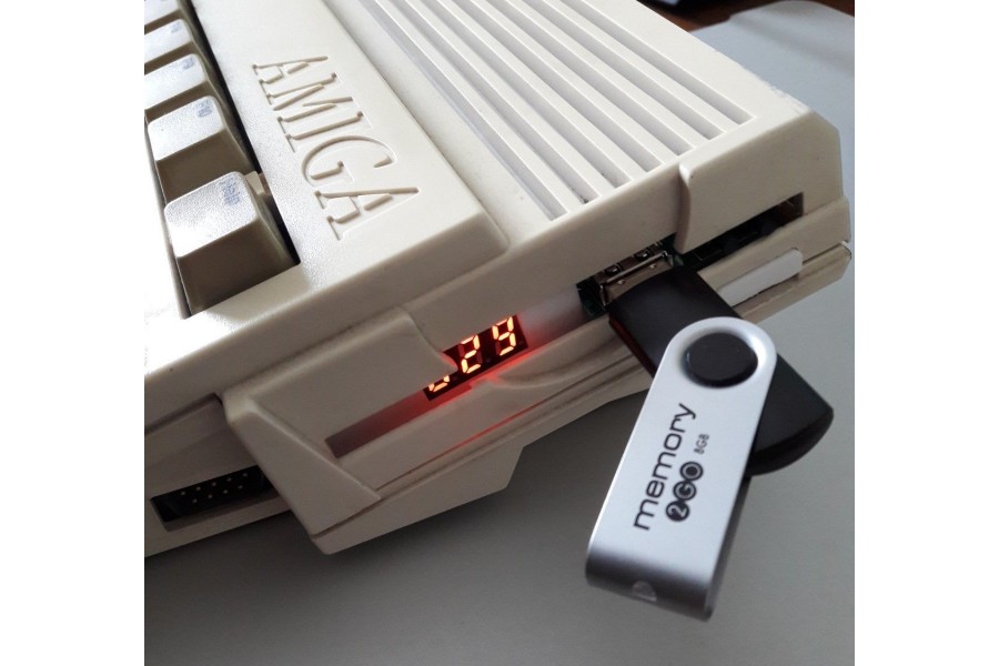 Commodore Amiga 600 Floppy Disk Drive Emulator BRACKET MOUNT Gotek USB A600